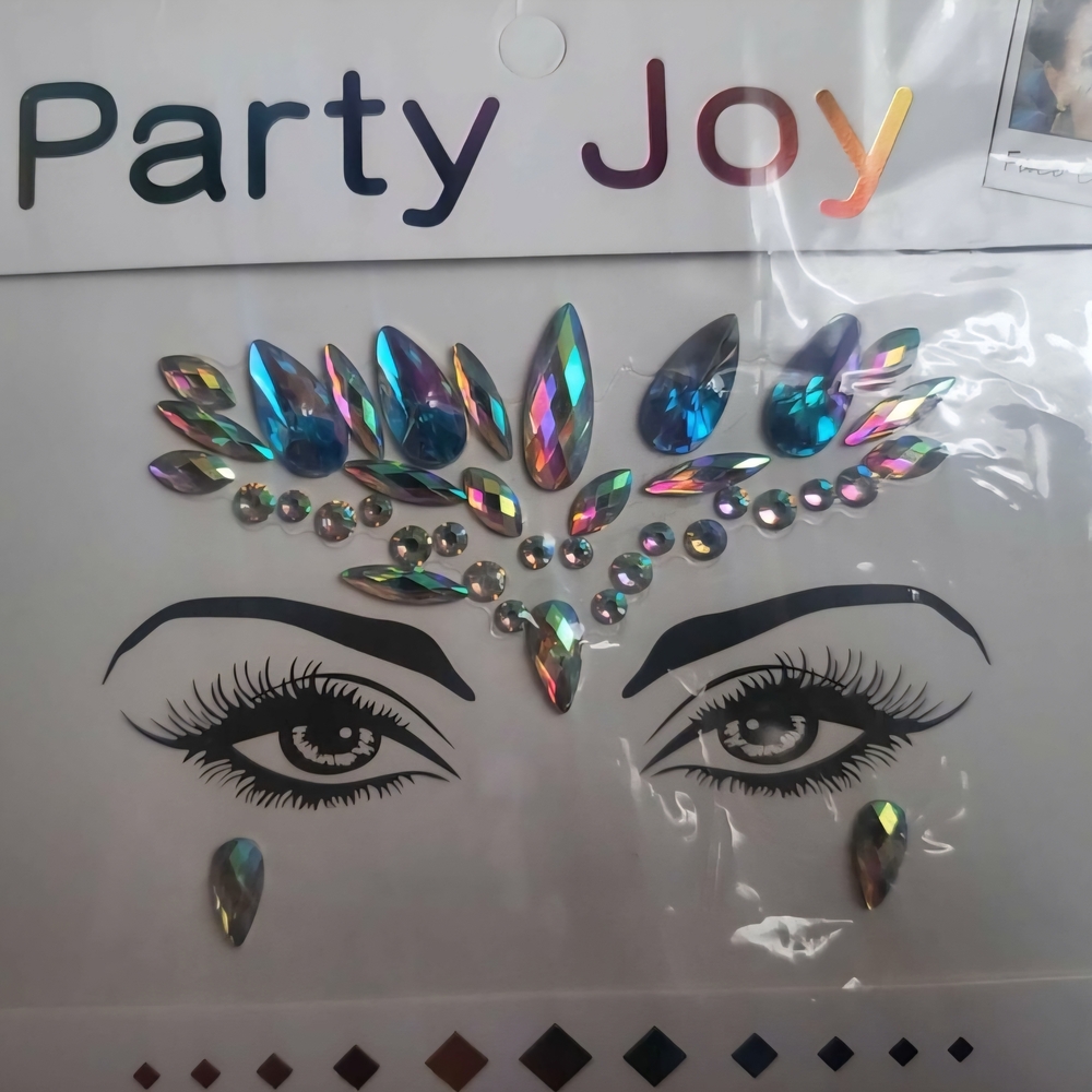 PartuIridescent Face Gems